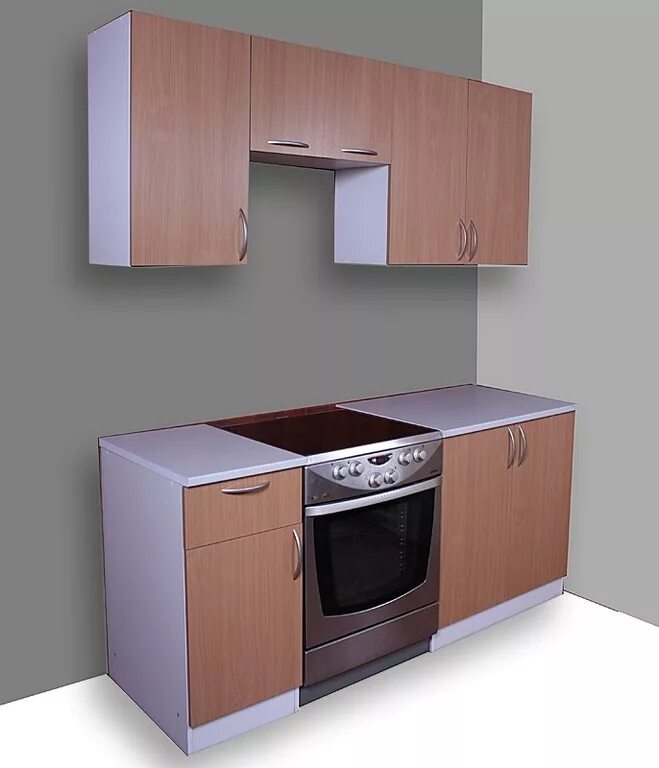 Кухонный гарнитур без мойки фото Кухня эконом 72 заказать недорого в Москве - 1Кухонный