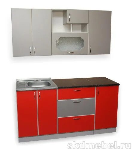 Кухонный гарнитур без мойки фото Кухонный гарнитур "Ирбея 4.6" - Мебельная компания "ИРБЕЯ" - Производство мебели