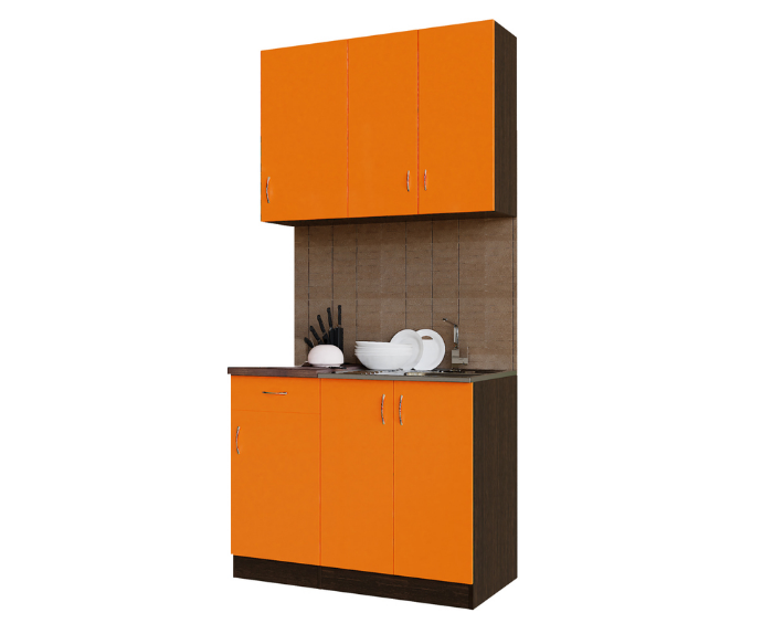 Кухонный гарнитур без мойки фото Кухонный гарнитур Санвут ГК1000-3.13.1 Тюльпан купить в Новом Уренгое