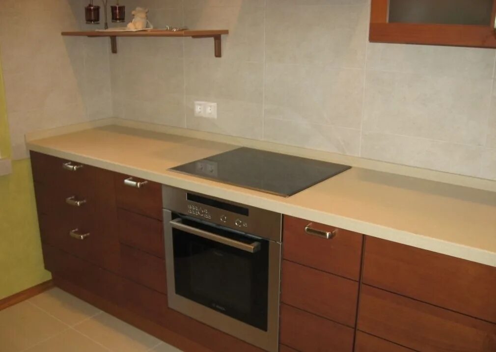 Кухонный гарнитур без столешницы фото Искусственный камень Akrilika A209 Aurora в Люберцах. Изготовление столешниц, по