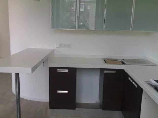 Кухонный гарнитур без столешницы фото Столешницы и подоконники из искусственного камня от Компании AcrilStone. :: Все 