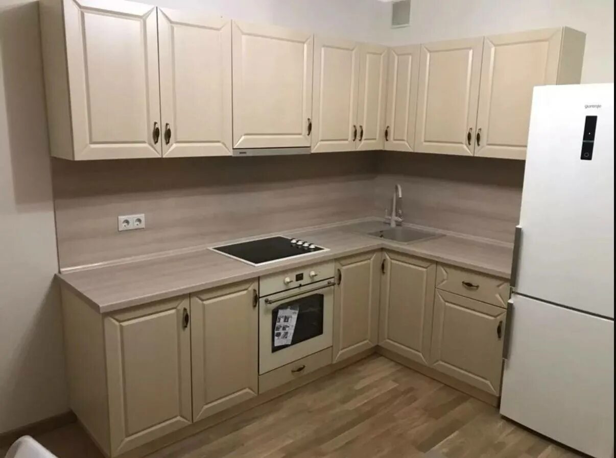 Кухонный гарнитур бежевого цвета фото Злата, мебельный магазин в Нижнем Новгороде - отзыв и оценка - Виктория Андреевн