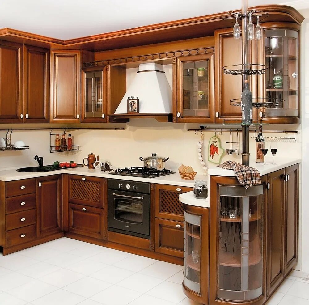 Кухонный гарнитур большая кухня фото Кухня Polina/Полина