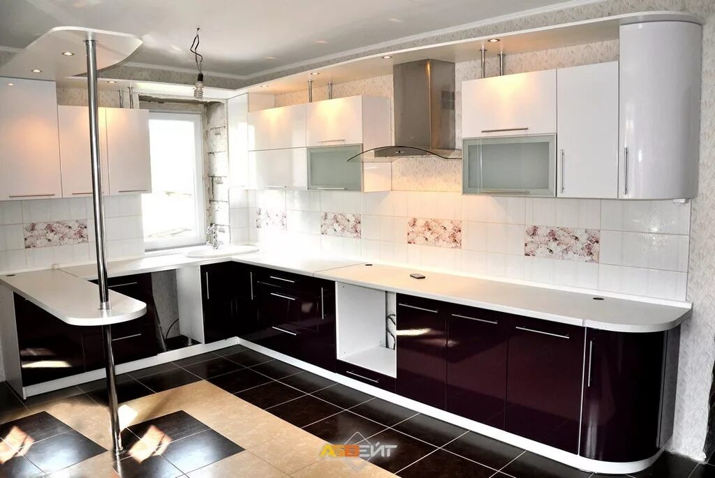 Кухонный гарнитур большая кухня фото Кухня угловая 18 заказать недорого в Москве - 1Кухонный