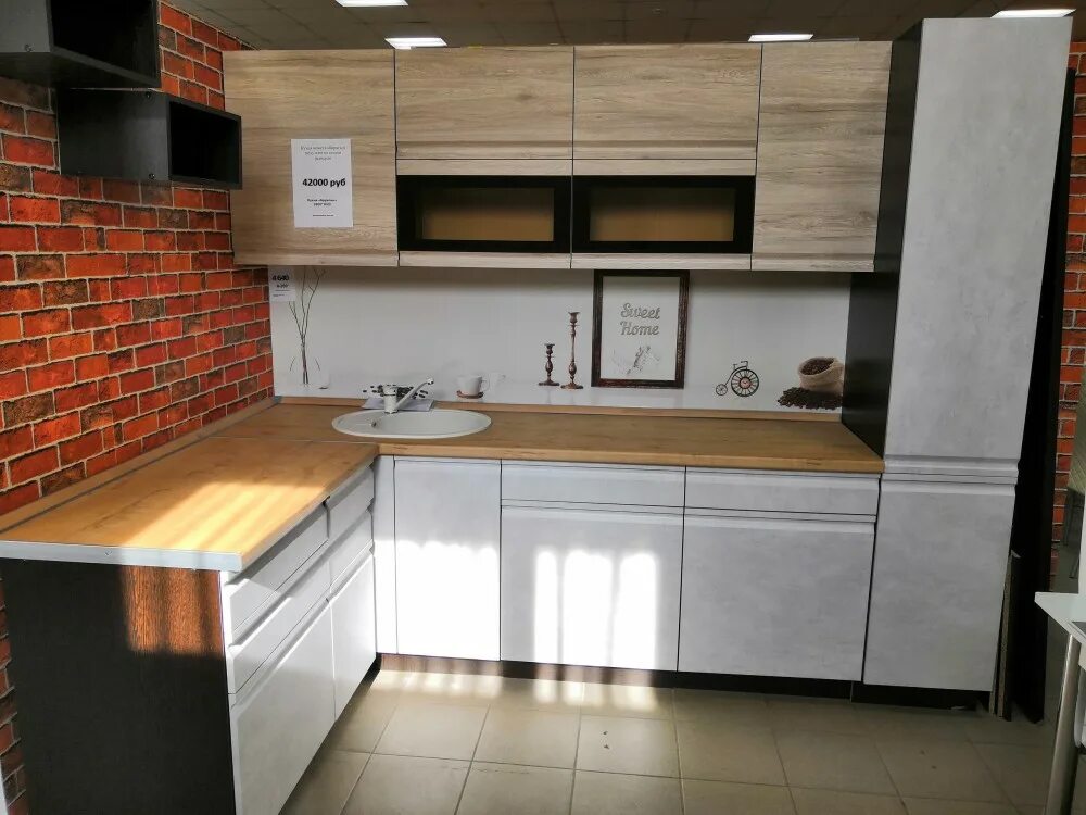 Кухонный гарнитур бруклин фото Кухня "Бруклин" фото покупателя Интернет-магазин мебели "Мебель Кега"