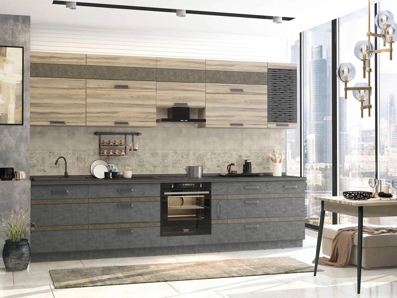 Кухонный гарнитур бруклин фото Кухня Бруклин DaVita