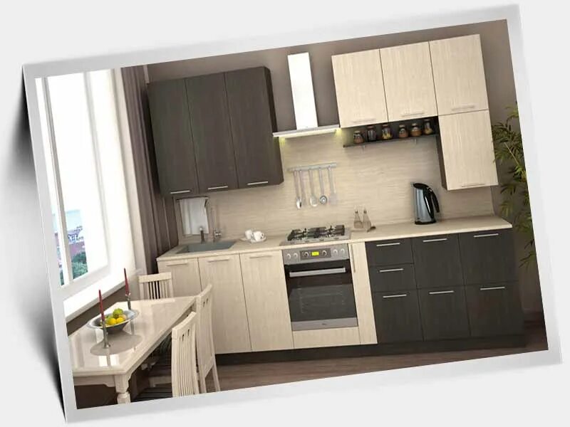 Кухонный гарнитур бюджетный вариант фото Кухни эконом класса: как выбрать гарнитур, 80+ реальных фото