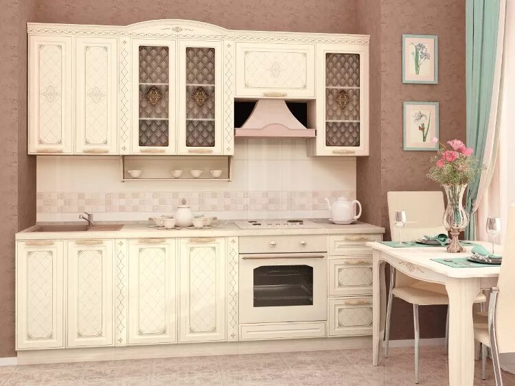 Кухонный гарнитур давита фото Милана 19 кухонный гарнитур 2400 фото, видео Скидка + Подарок Милана 19 кухонный