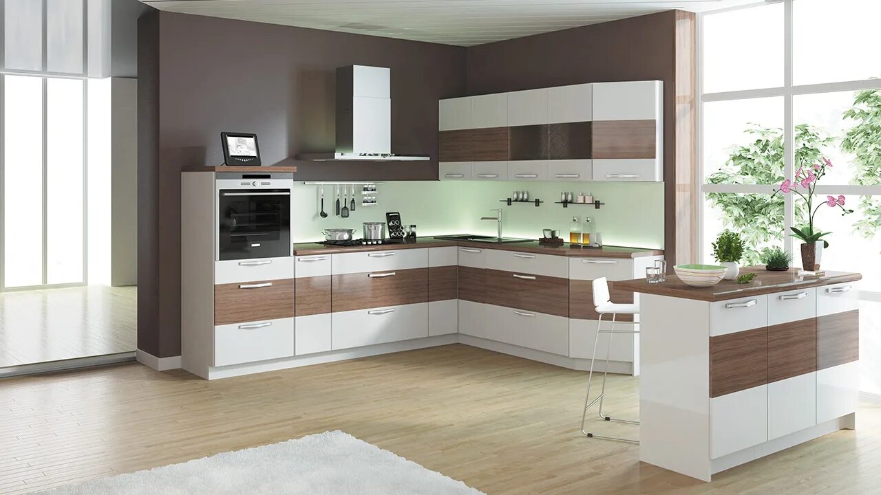 Кухонный гарнитур дизайн фото цена Модульная кухня "Оливия" - - заказать за 25 496 руб. - mirujuta.ru