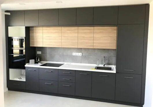 Кухонный гарнитур длина 5 метров фото Кухня Martina с антресолями