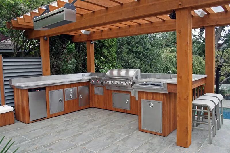 Кухонный гарнитур для дачи фото Built here on Vancouver Island but shipped across Canada Outdoor kitchen plans, 