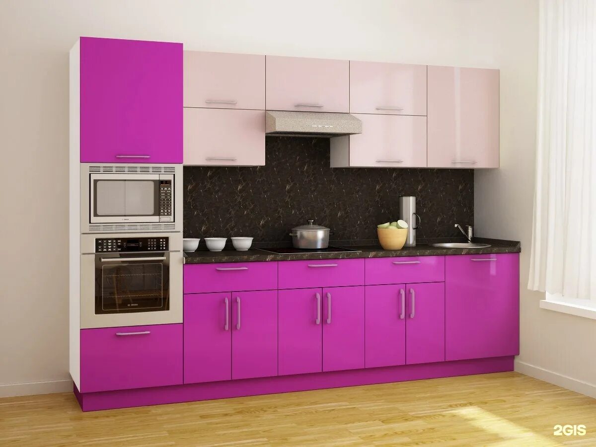 Кухонный гарнитур для прямой кухни фото Фото кухонного гарнитура 3 метра: найдено 87 картинок