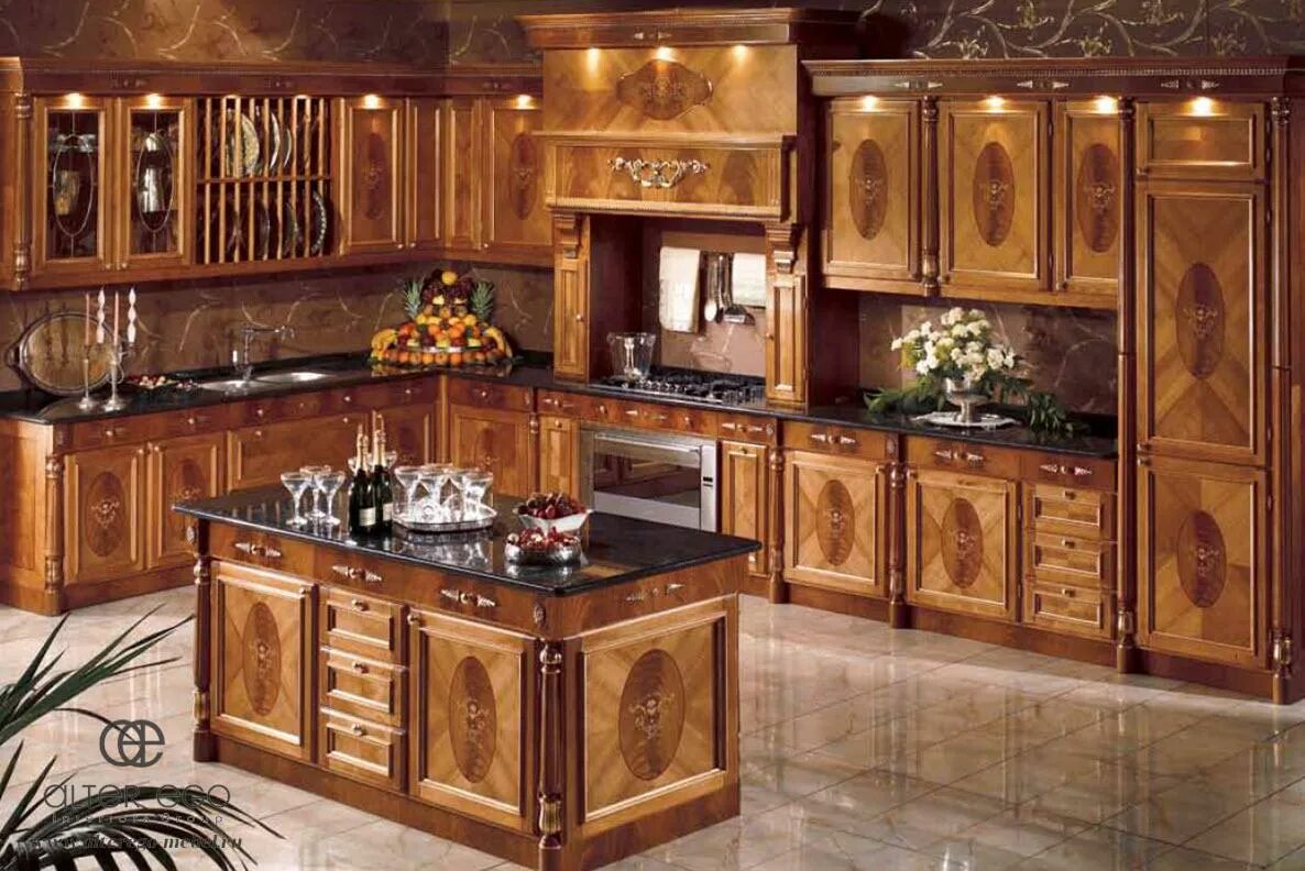 Кухонный гарнитур дорогие фото Эксклюзивные производители