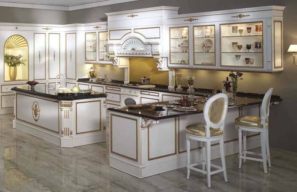 Кухонный гарнитур дорогие фото Испанские кухни Pico muebles (Пико) в Москве - каталог, фото, распродажа, цены.