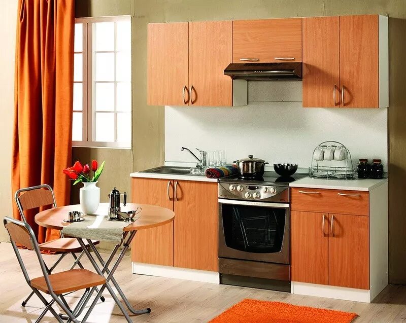 Кухонный гарнитур эконом фото Кухня эконом 47 заказать недорого в Москве - 1Кухонный