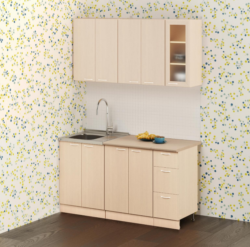 Кухонный гарнитур эконом фото Кухня "Эконом" по цене 19310 ₽ купить в Томске