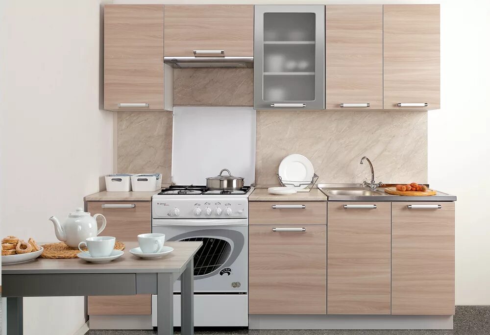 Кухонный гарнитур эконом фото Кухонный гарнитур "Классика" 2300 купить в интернет-магазине ВАШ ДОМ МЕБЕЛЬ