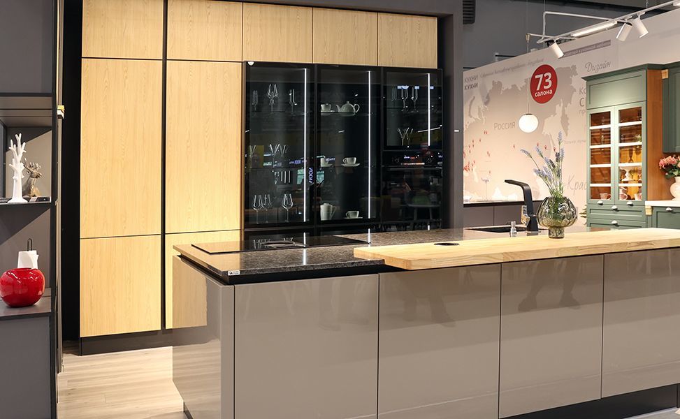 Кухонный гарнитур фото 2024 года Кухни тренд 2024 года фото