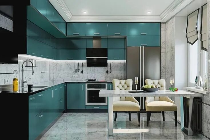 Кухонный гарнитур фото 2024 года Recap of Popular Kitchen Colors in 2020 Interior design kitchen, Kitchen design 
