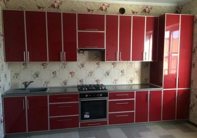 Кухонный гарнитур фото астрахани Купить кухню из пластика на заказ в Москве АК-Мебель