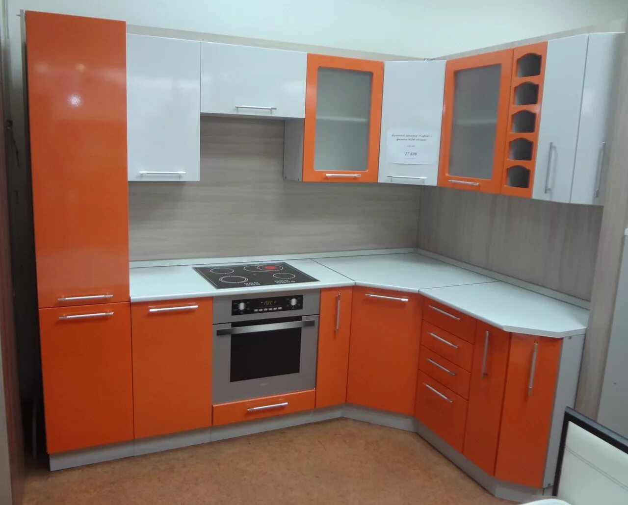 Кухонный гарнитур фото астрахани Модульная кухня "София-Олива" (оранж) - Мебельный салон "Алексей" - Севастополь