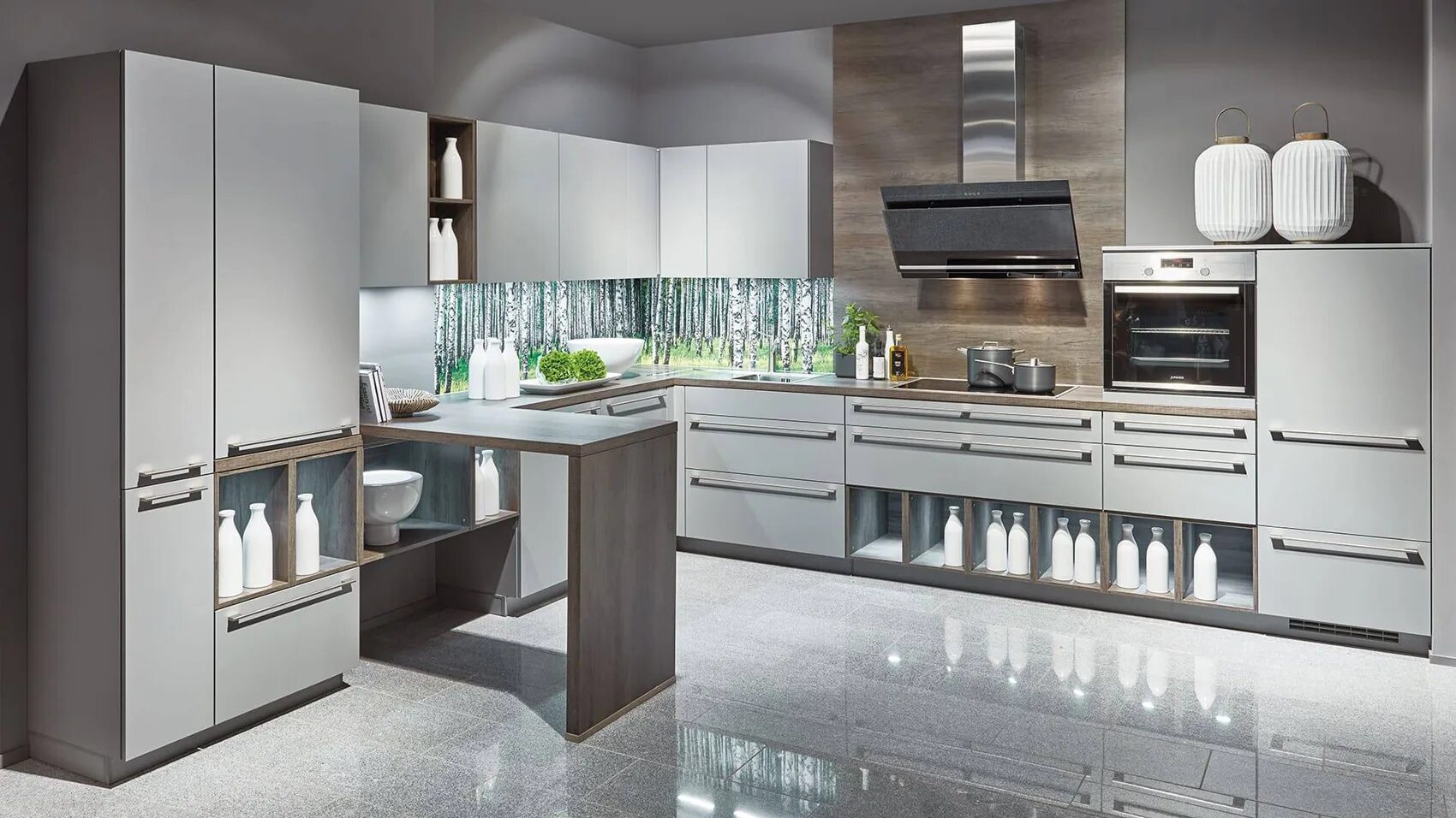 Кухонный гарнитур фото дизайн 2024 Кухня Моока купить по цене 223 390 руб. с профессиональной сборкой и доставкой п