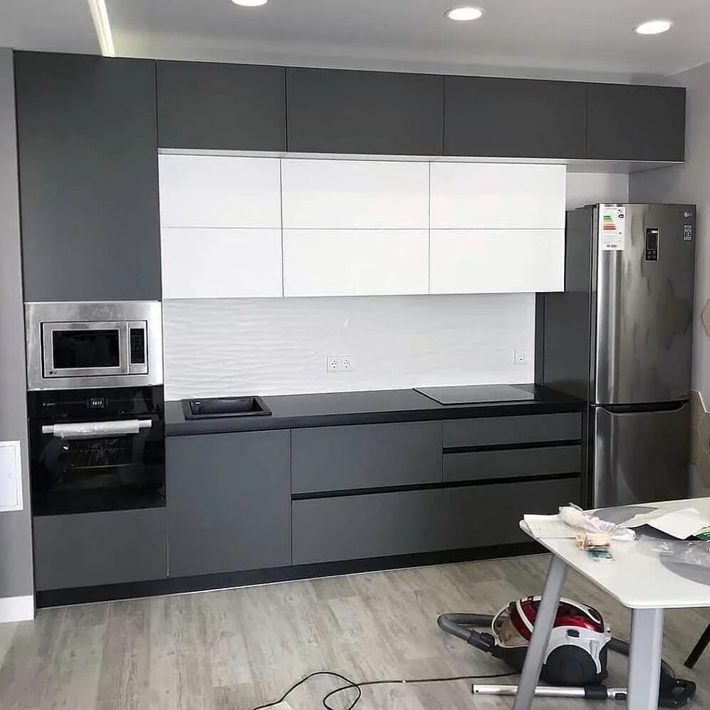 Кухонный гарнитур фото дизайн прямой 3 метра Кухня LOFT № 80