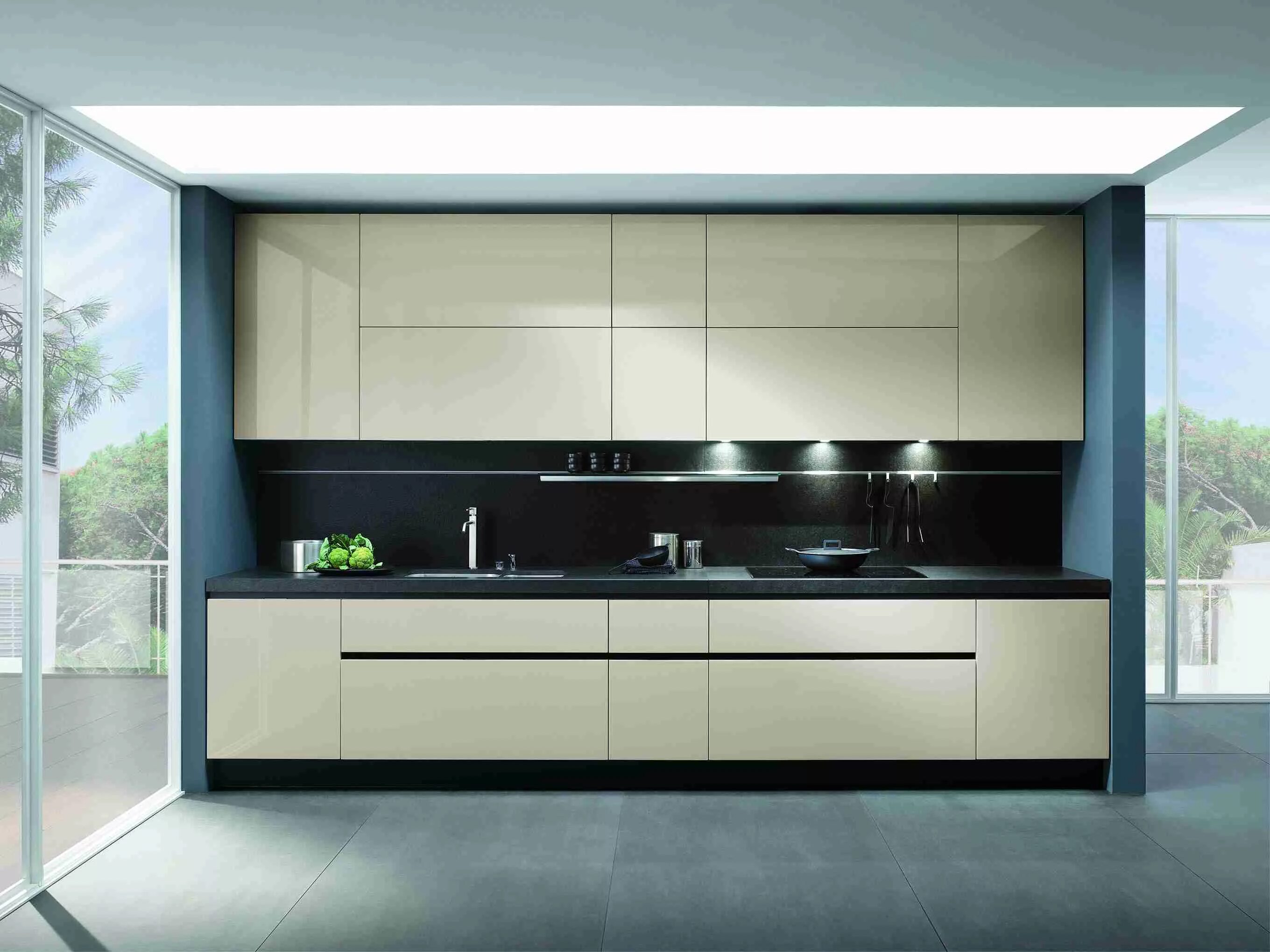 Кухонный гарнитур фото дизайн прямой 3 метра Фото прямых современных кухонь