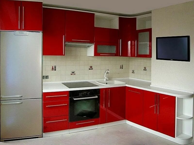 Кухонный гарнитур фото под заказ Кухня угловая 51 заказать недорого в Москве - 1Кухонный