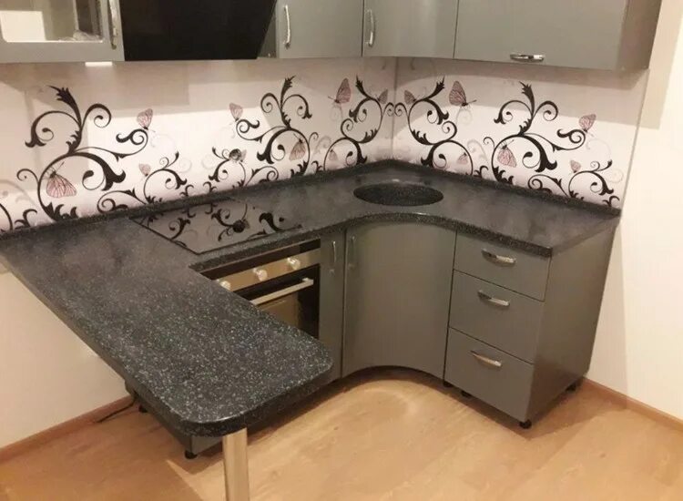 Кухонный гарнитур фото столешницы Цвет столешницы для кухни: с чем лучше сочетать, какой дизайн в тренде, лучшие и