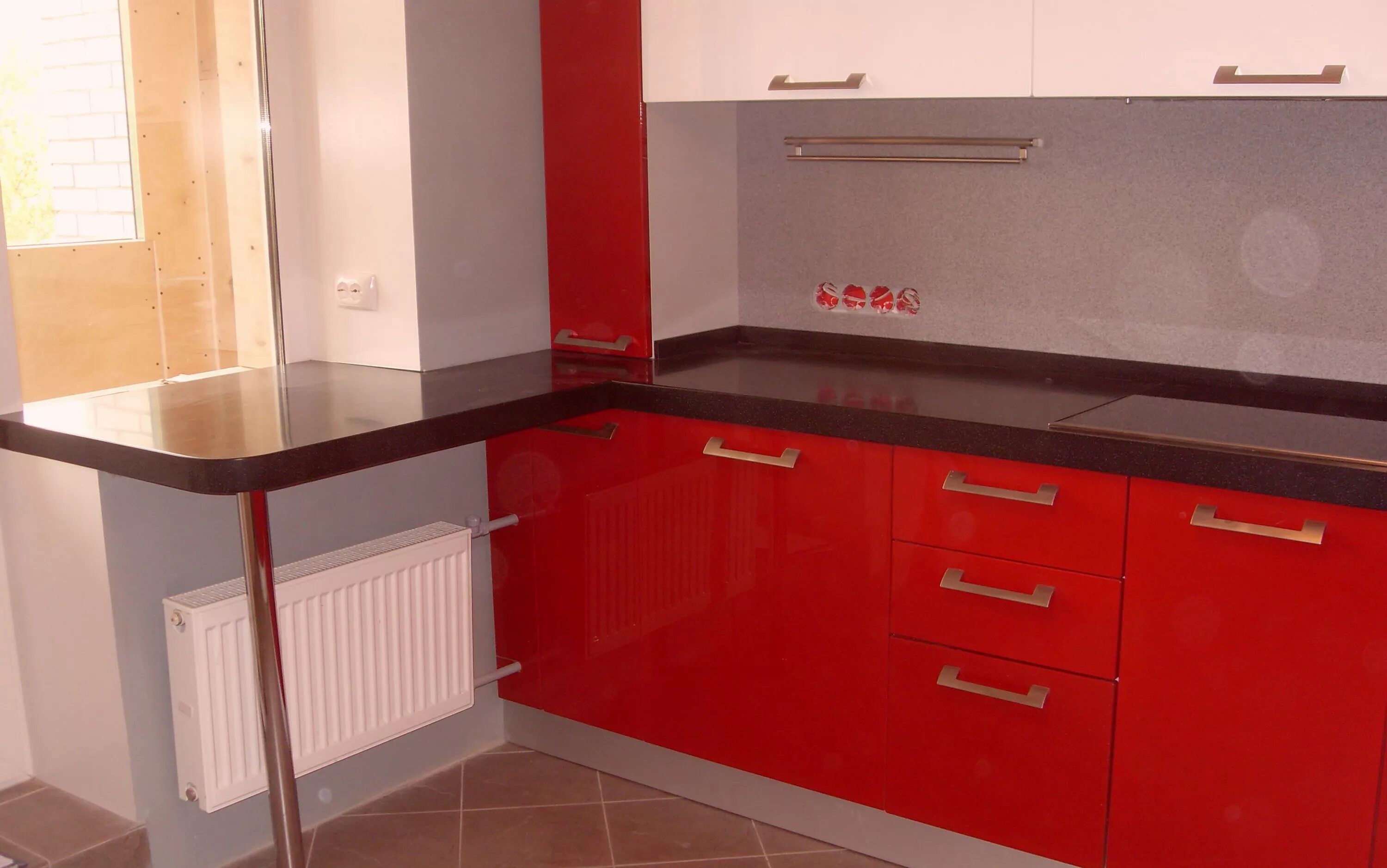 Кухонный гарнитур фото столешницы Акриловая столешница по доступной цене, заказать столешницу из искусственного ка