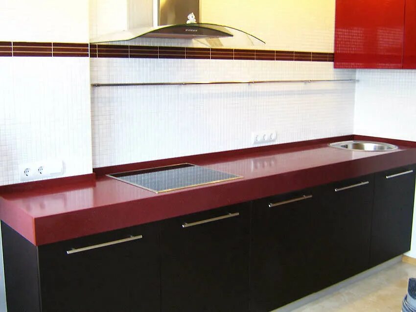 Кухонный гарнитур фото столешницы How to make a countertop of artificial stone with your own hands - show and tell