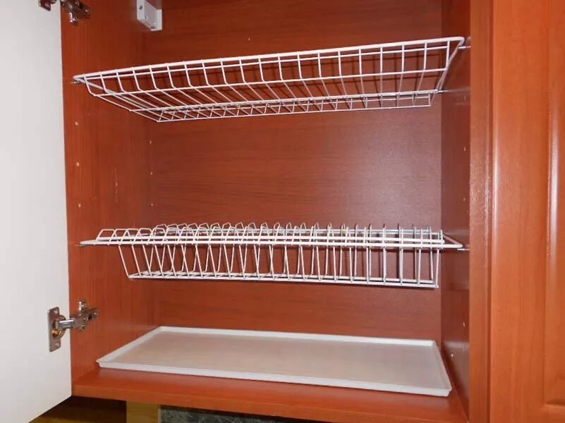 Кухонный гарнитур фото сушилка Сушилки для посуды в шкаф