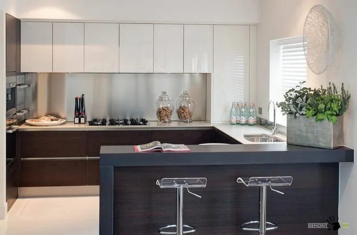 Кухонный гарнитур фото в интерьере современные идеи Пин от пользователя daria на доске kitchen Современный декор кухни, Современная 