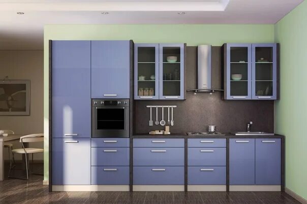 Кухонный гарнитур гамма фото Современная кухня МОДЕНА (ПВХ) на заказ. Кухня в современном стиле. Большой выбо