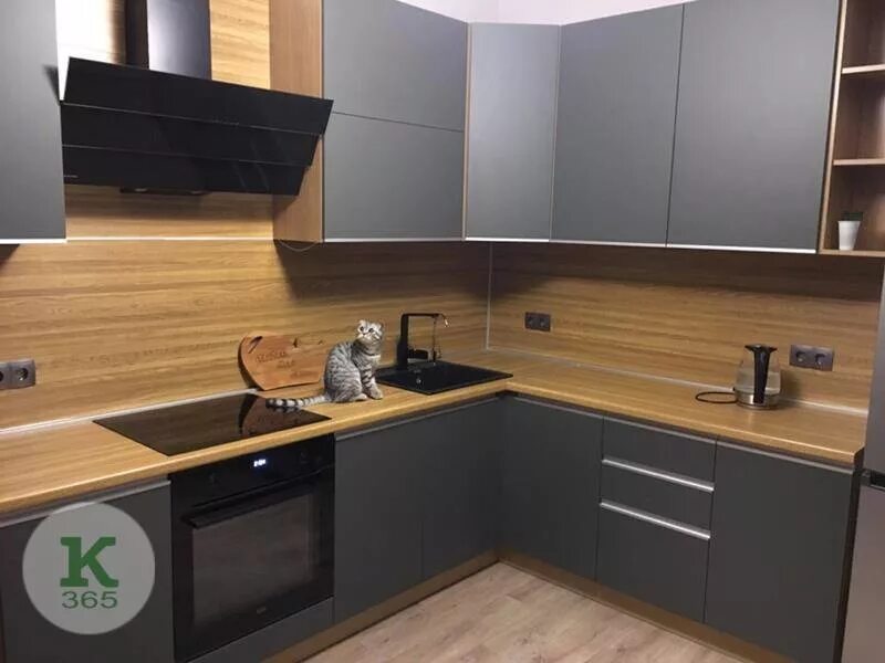 Кухонный гарнитур графит с деревом фото Столешница для кухни графит - 4sofa.ru