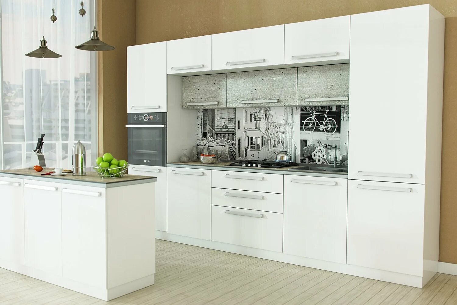 Кухонный гарнитур хофф фото Кухонный гарнитур Герда - купить по цене 0 рублей в интернет-магазине Hoff.ru 80