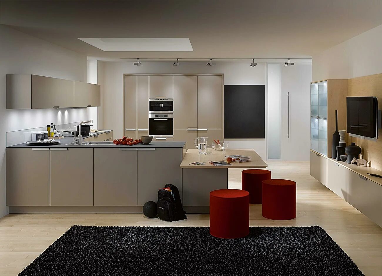 Кухонный гарнитур интерьер фото дизайн Кухни Pronorm Einraummulti