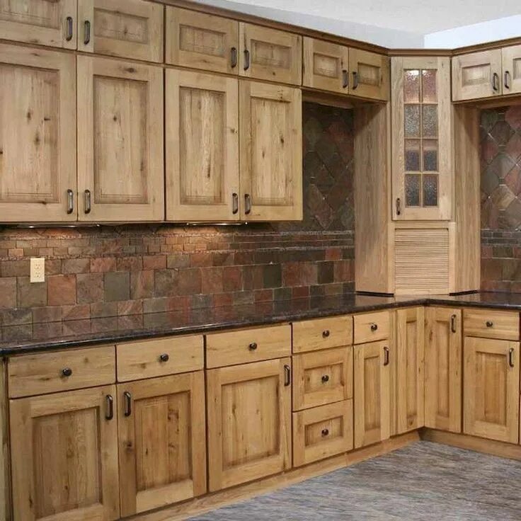 Кухонный гарнитур из дерева фото 87 Hot Diy Rustic Kitchen Cabinets Advice You've Never Considered Rustic kitchen