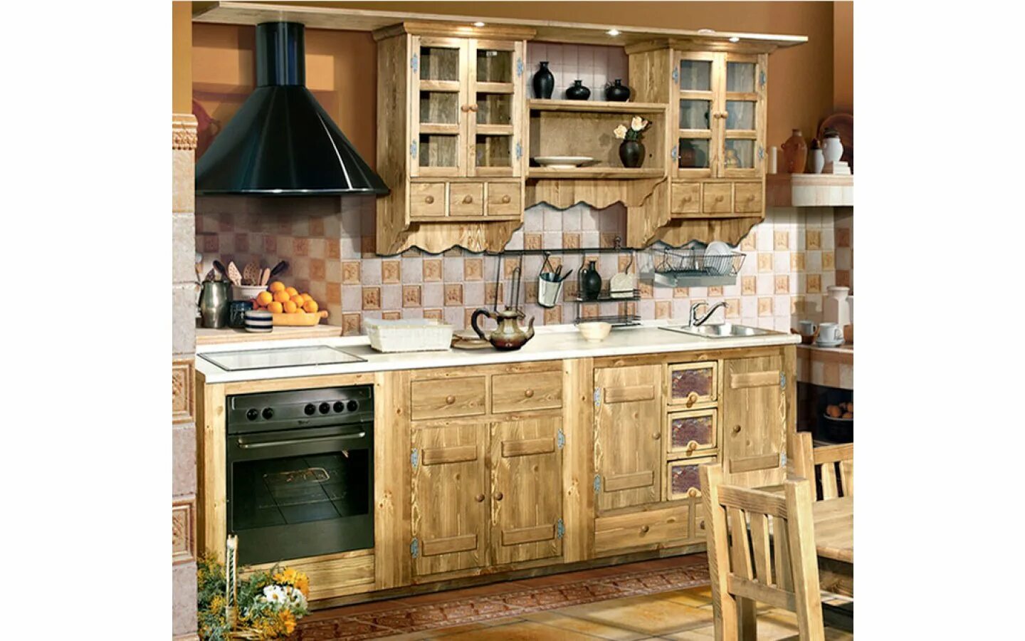 Кухонный гарнитур из дерева фото Где купить Касита кухня в Минске. Фандок