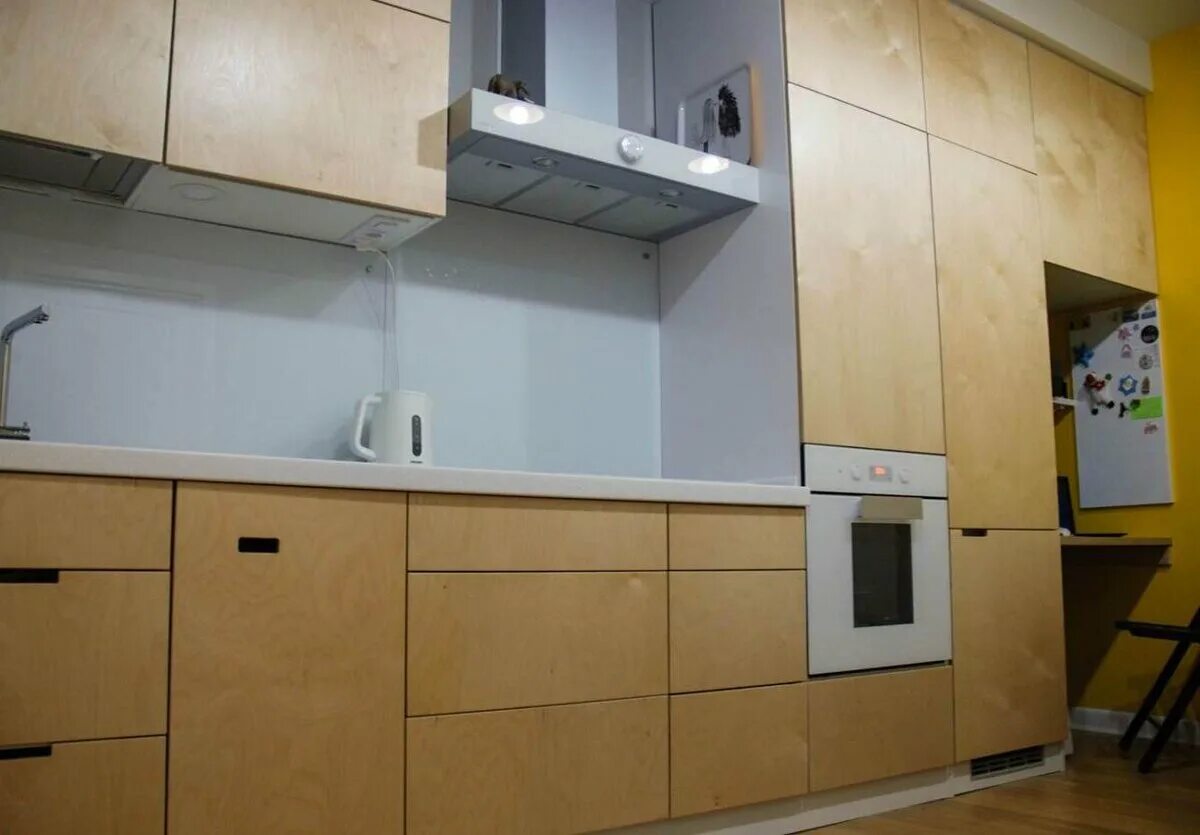 Кухонный гарнитур из фанеры фото Новая мода - кухня из фанеры! Какую кухню купить? Дзен