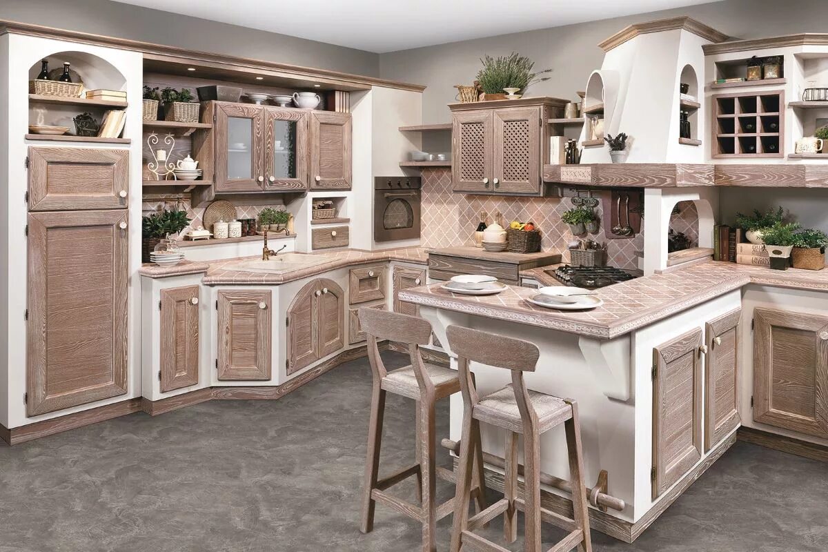 Кухонный гарнитур кантри фото Кухня Luisa купить в Ставрополе Мебель ДаВинчи