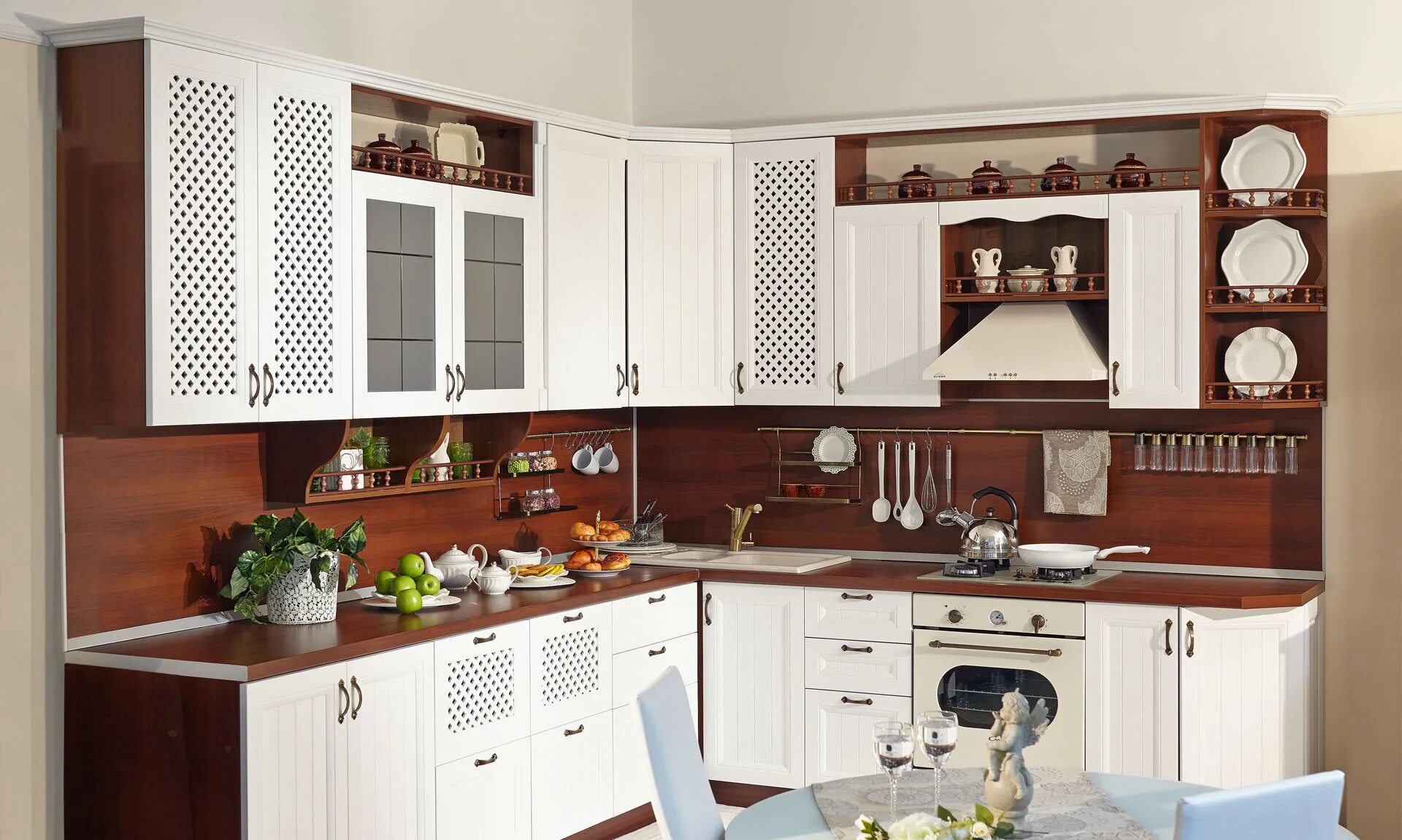 Кухонный гарнитур кантри фото Акции июнь Интернет-магазин Народные кухни