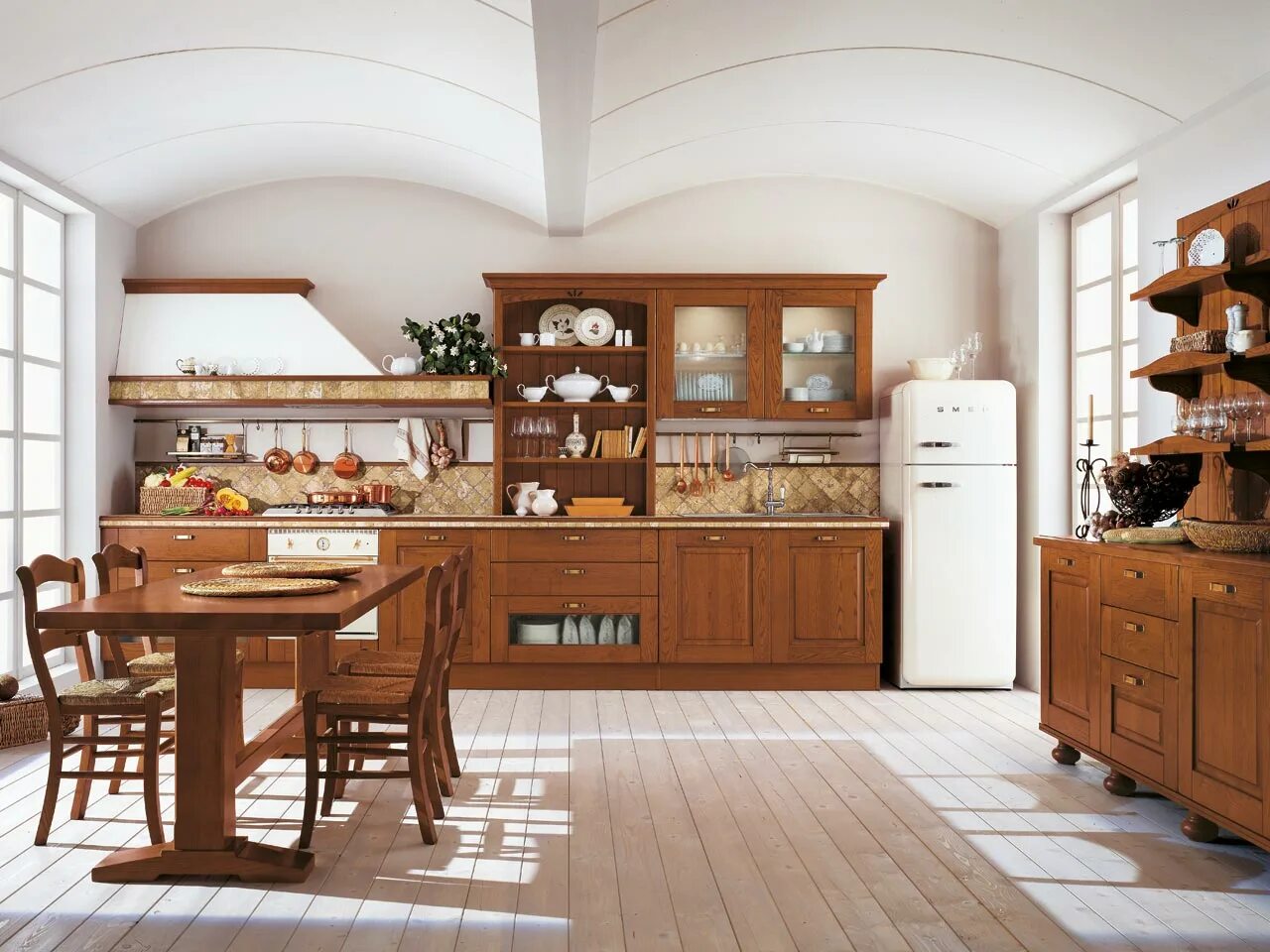 Кухонный гарнитур кантри фото Кухня Lube Cecilia - купить в Москве мебель для кухни по выгодным ценам - Дизайн