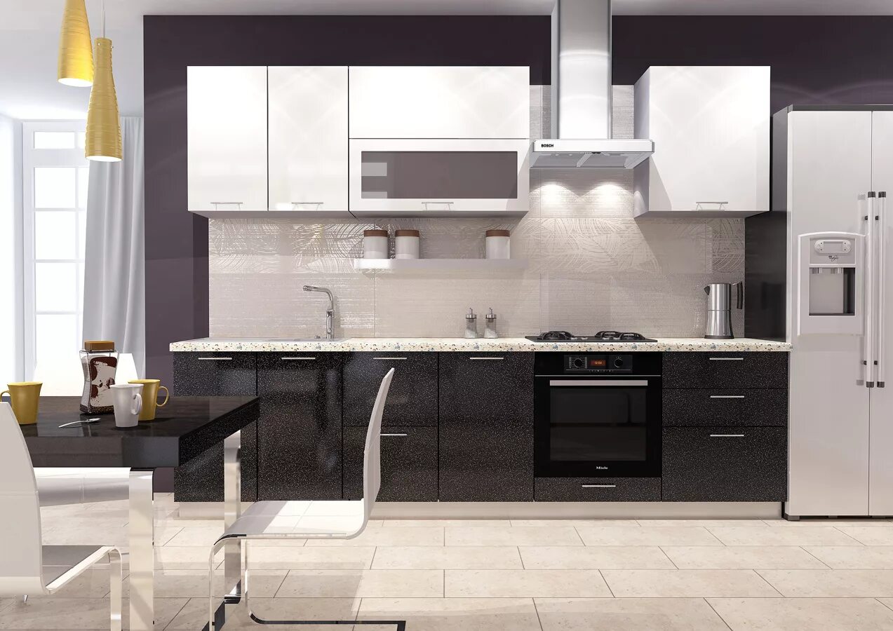 Кухонный гарнитур казань фото Модульная кухня Техно, композиция 4 купить в Санкт-Петербурге по цене 53 500 ₽ в