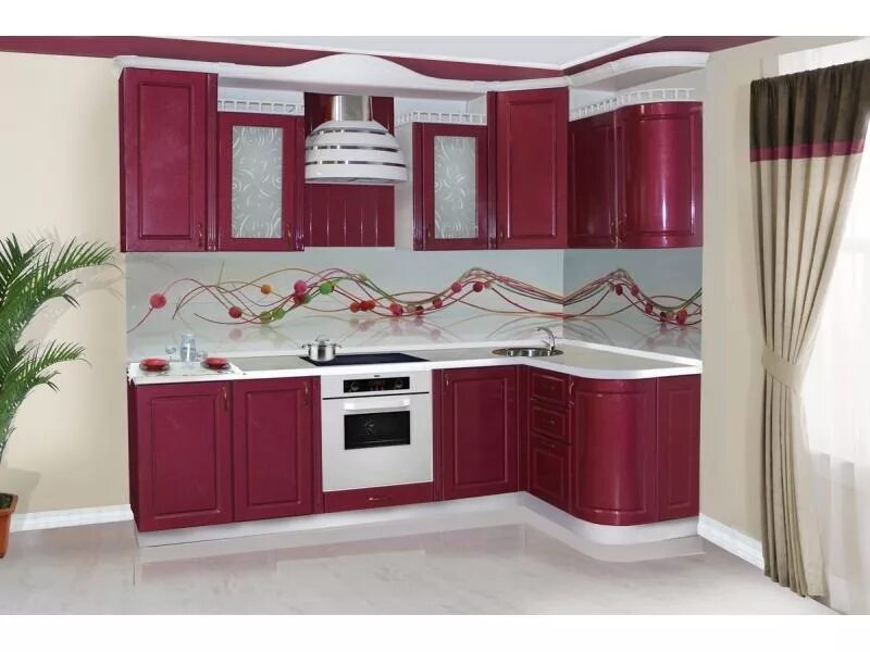 Кухонный гарнитур киров каталог цены фото Кухонный гарнитур Маргарита / Мебельная фабрика "Виктория", г. Ульяновск