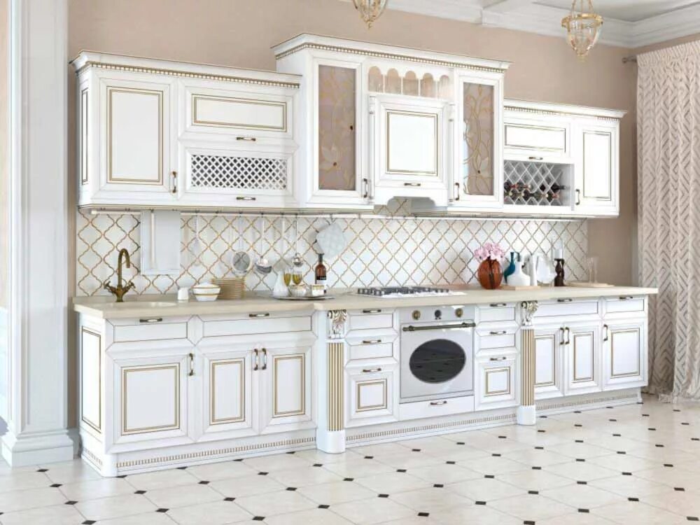 Кухонный гарнитур классика фото Классическая кухня. Что это значит? - Новосибирск