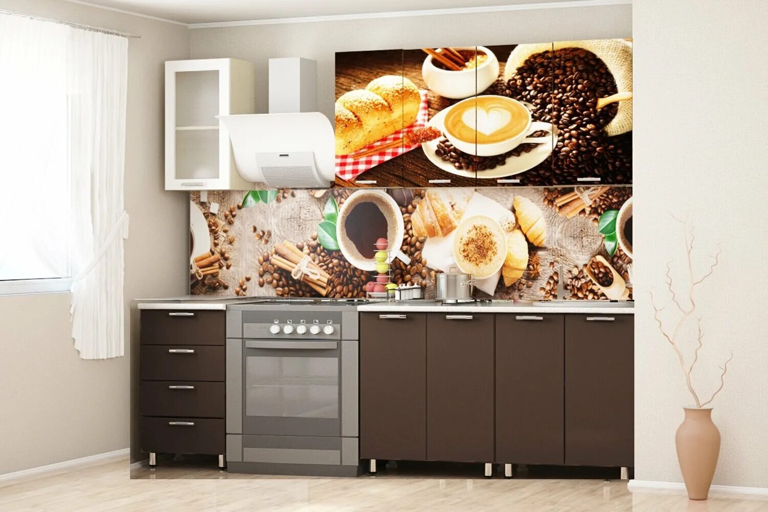 Кухонный гарнитур кофе фото ИП Кот Р.А. - Ремонт и строительство, Сборка и ремонт мебели, Изготовление мебел