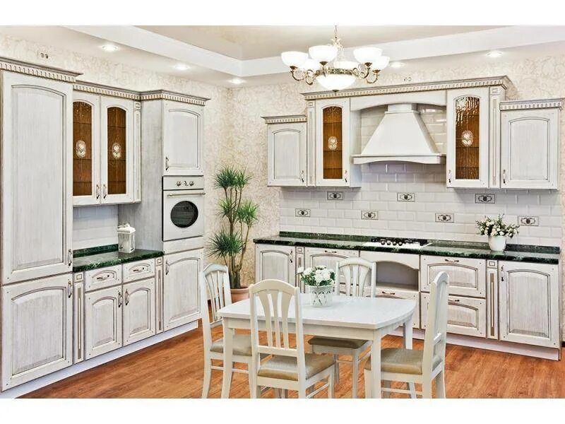 Кухонный гарнитур краснодар фото Кухня шпон ваниль+патина золото Мастер-М купить в Красноярске цена