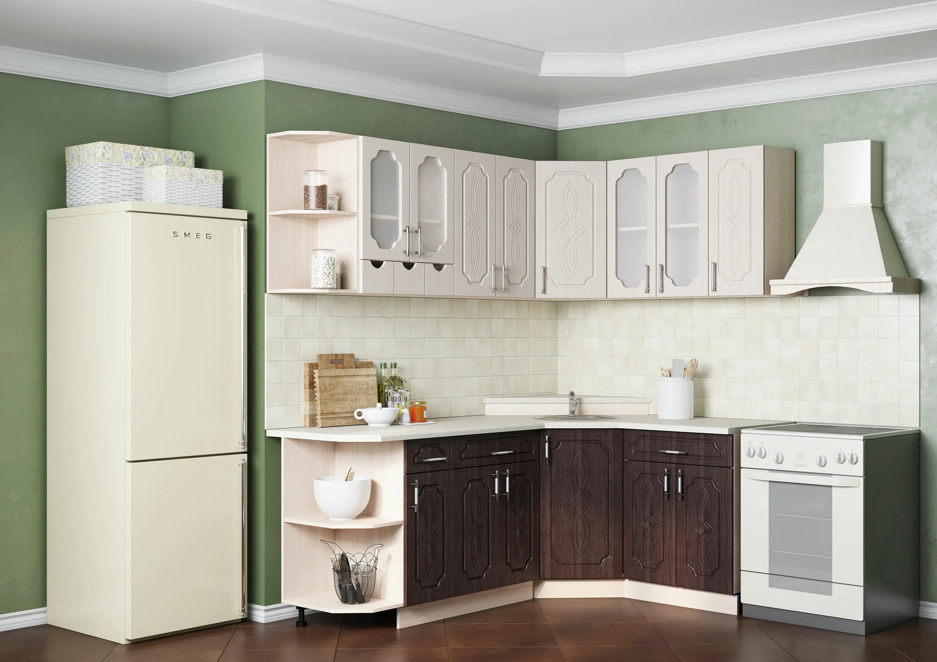 Кухонный гарнитур купить екатеринбург фото Кухонный гарнитур Легенда-12 1.45х2.05 м Цена 38880 руб. в Екатеринбурге на Дива